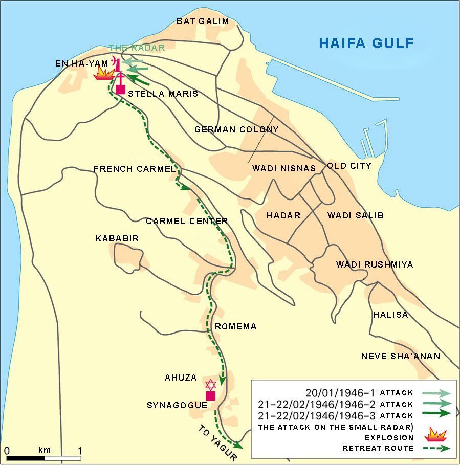 Bombing the Radar Station on Mt. Carmel Image 
