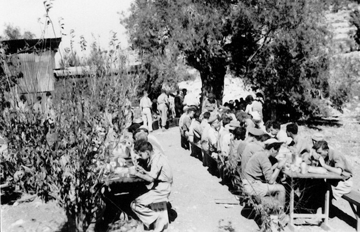 תמונה חדר האוכל של פלוגה ב' בסריס