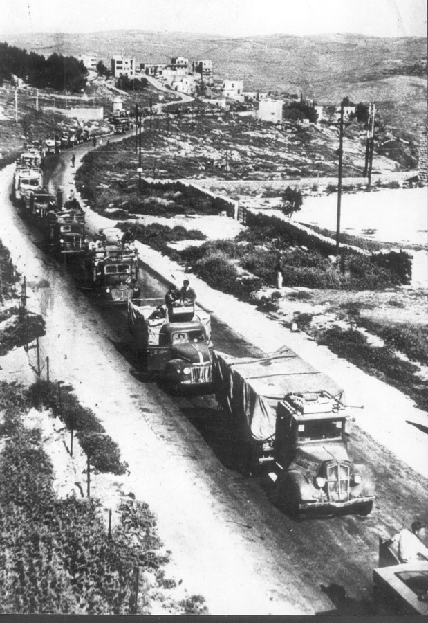 ליווי ואבטחת השיירות לירושלים – "זהבי" – פלוגת הקו