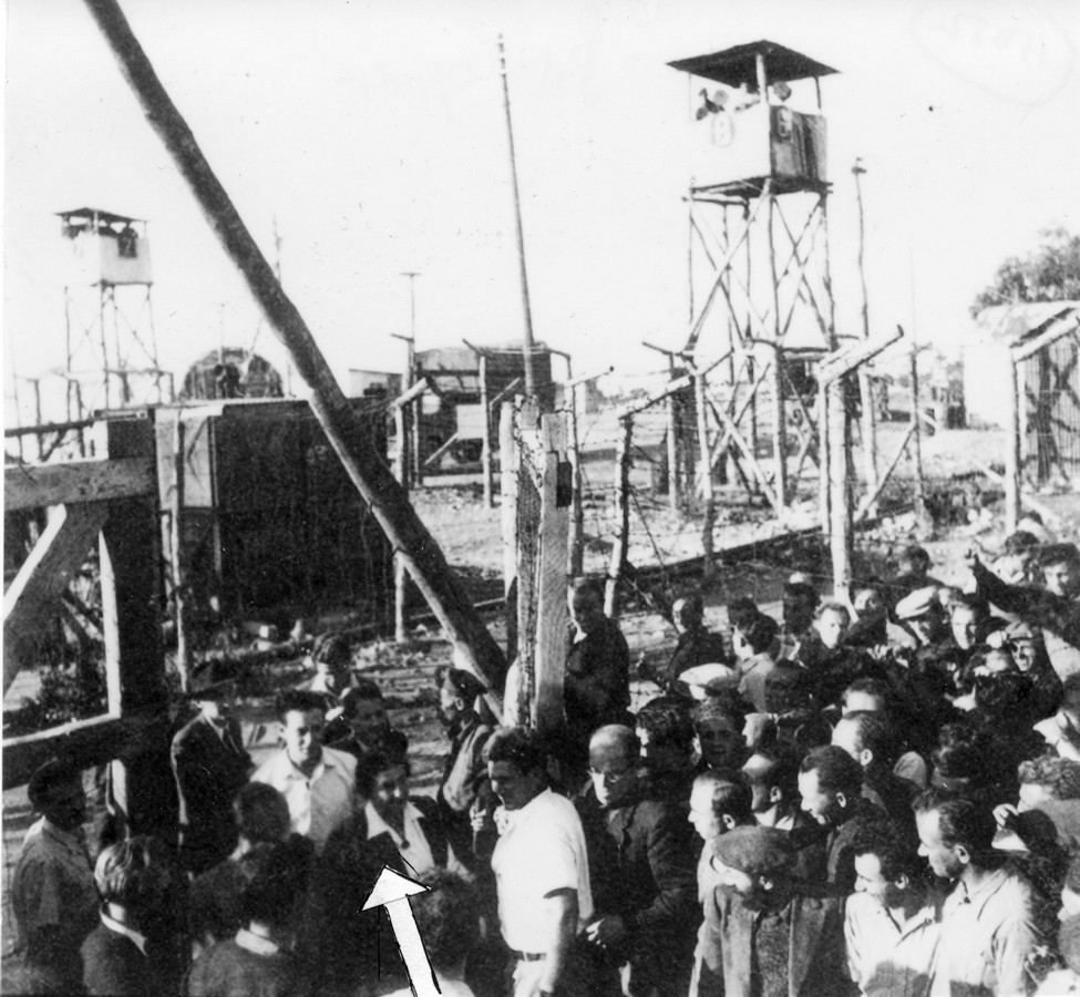 ביקור גולדה מאיר במחנות