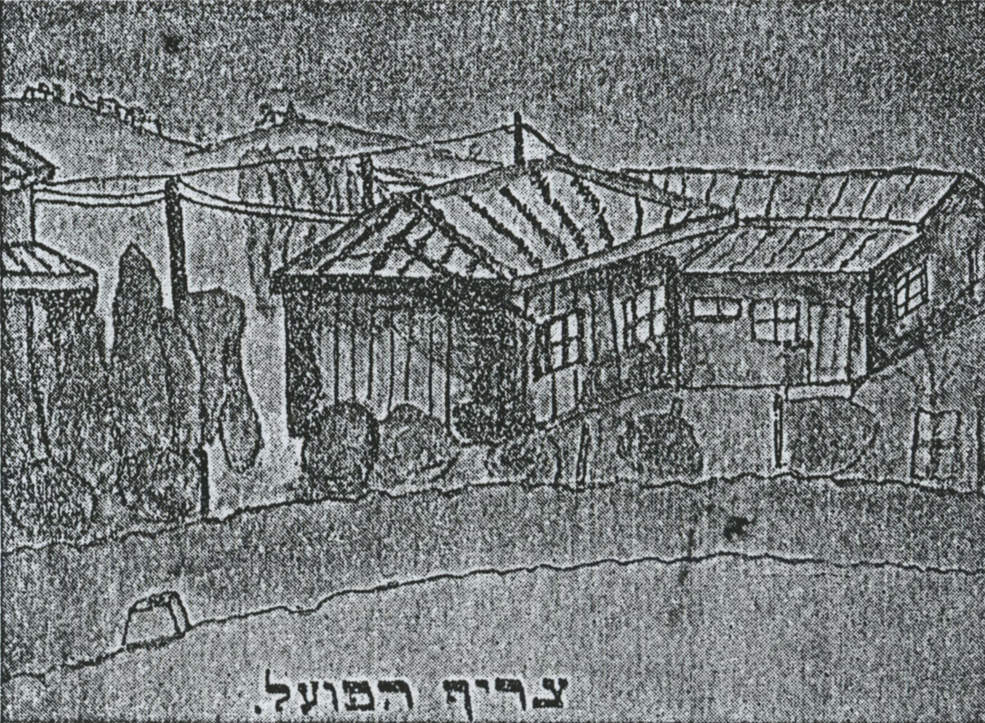 איור של דודקה, הצריף של תנועת הנער בקריית חיים תמונה