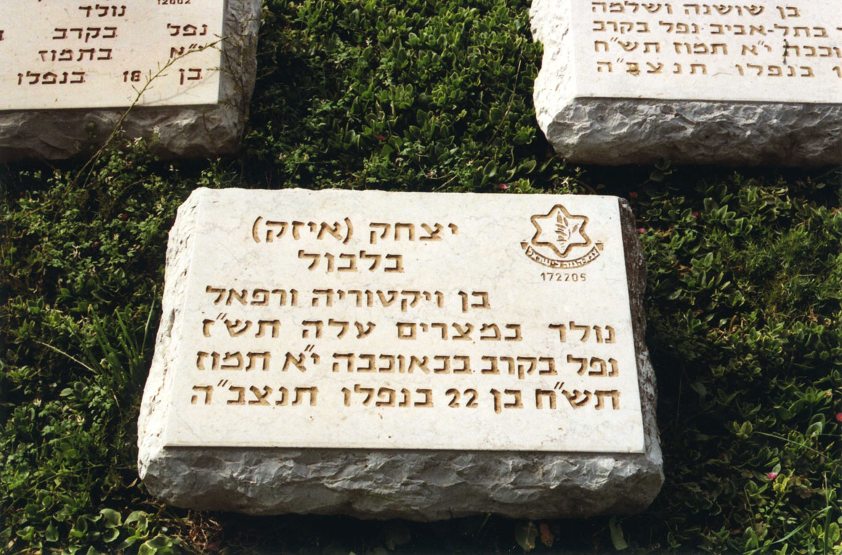 תצלום של חלקת הקבר  תמונה