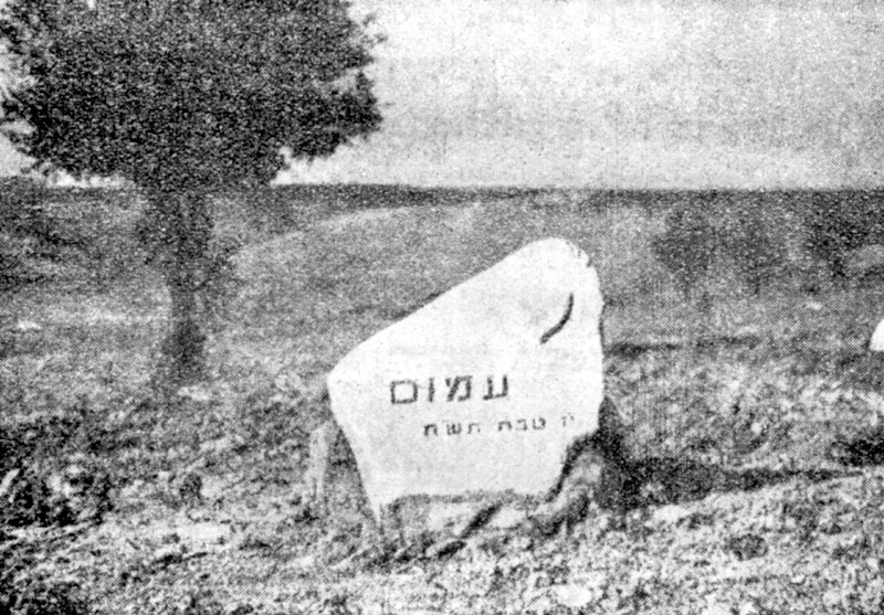 אבן הזכרון תמונה