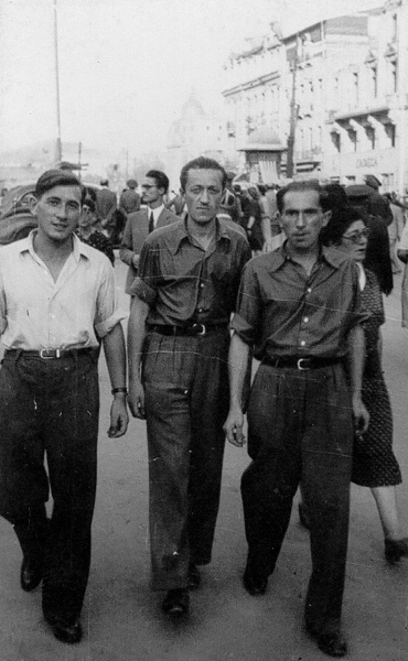 דוד, בולק גבירצמן ויהודה צימרמן תמונה