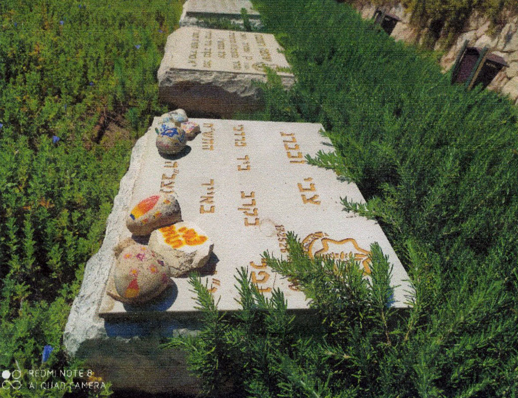 תמונת הקבר של צבי ווכברג תמונה