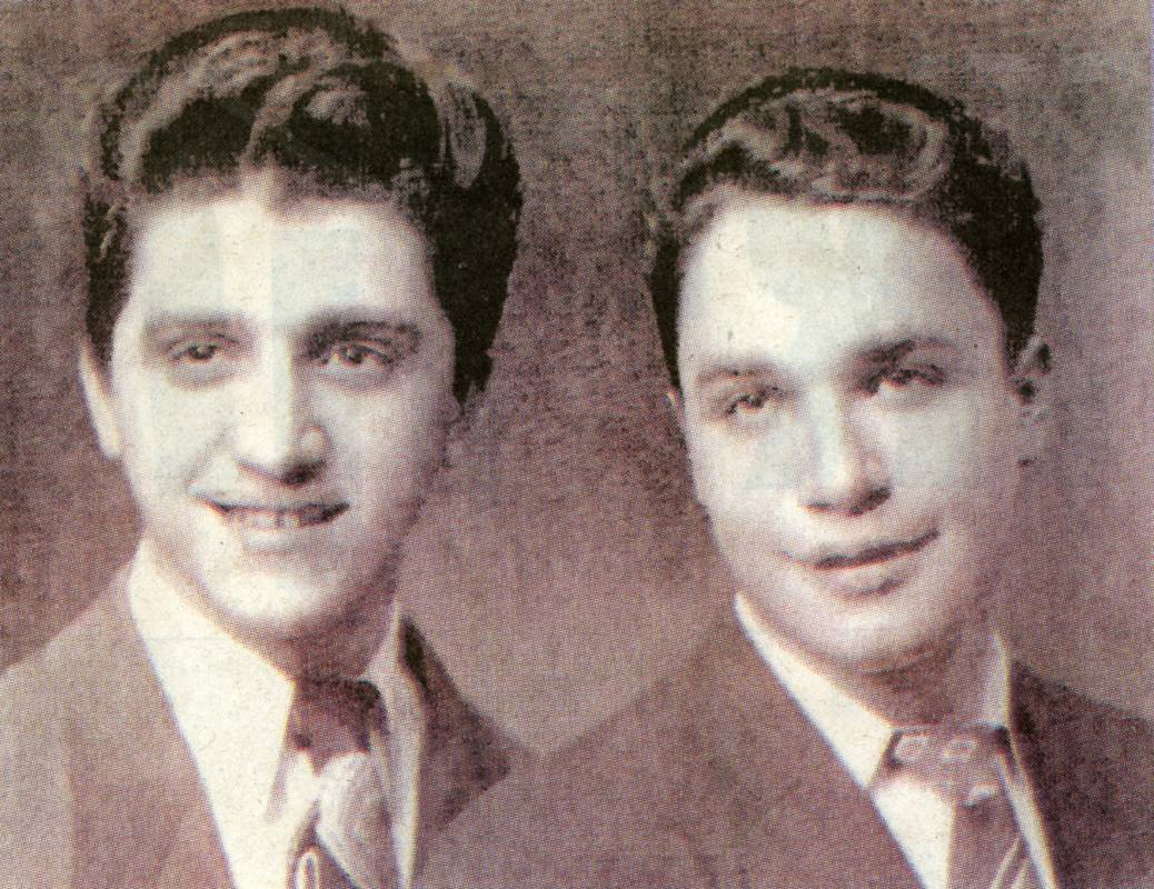 אברהם עם בן דודו אדוארד תמונה